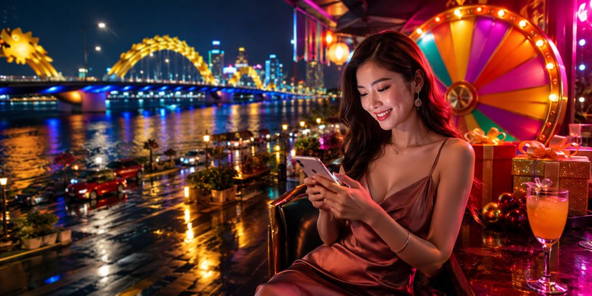 Bàn roulette với ánh đèn neon tại Đà Nẵng – trải nghiệm casino an toàn và bảo mật